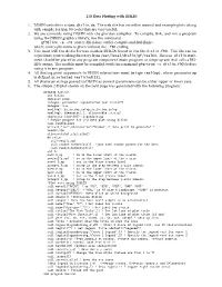 Brief Instructions for Using DISLIN to Generate 2-D Data Plots Directly
