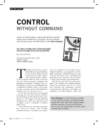 Control Without Command