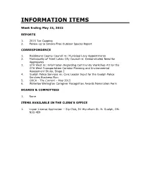 Information Items