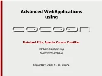 Advanced Webapplications Using