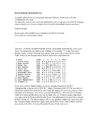 BCCF E-MAIL BULLETIN #32 As Usual, Submissions Are Encouraged
