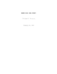 Where Does Cuba Stand?