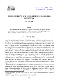 Degenerations and Moduli Spaces in Kahler Geometry