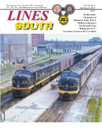 In This Issue: • Memories of Burnett's Lake, Part 1 • Riding Seaboard's