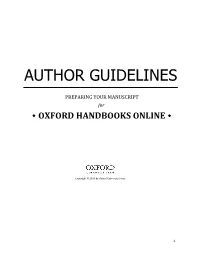 Author Guidelines