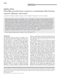 Fibroblast Growth Factor Receptor Is a Mechanistic Link Between Visceral Adiposity and Cancer
