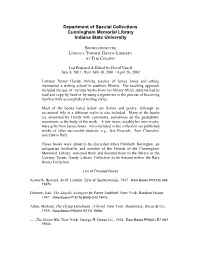 Lowney Turner Handy Library Collection (PDF)