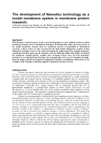 The Development of Nanodisc Technology As a Model Membrane System in Membrane Protein Research