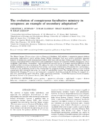 The Evolution of Conspicuous Facultative Mimicry in Octopuses: an Example of Secondary Adaptation?