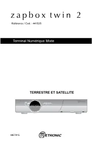 Zapbox Twin 2 Référence / Cod