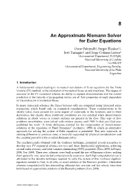 An Approximate Riemann Solver for Euler Equations