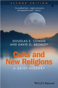 Cults and New Religions: a Brief History