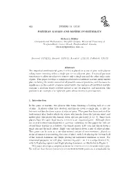 G3 INTEGERS 15 (2015) PARTIZAN KAYLES and MIS`ERE INVERTIBILITY Rebecca Milley Computational Mathematics, Grenfell Campus, Memo
