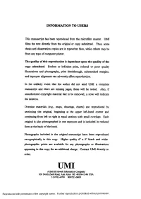 Information to Users