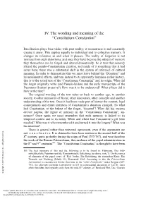 IV. the Wording and Meaning of the “Constitutum Constantini”