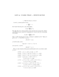Lecture 7: Unit Group Structure