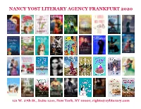 Nancy Yost Foreign Rights Guide Fall 2020