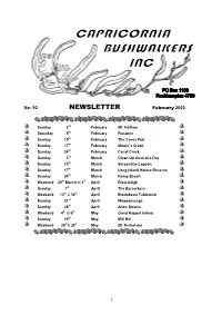 NEWSLETTER February 2002