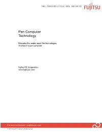 Pen Computer Technology