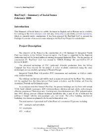 Rusvinyl – Summary of Social Issues [EBRD
