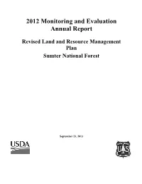 2012 Monitoring and Evaluation Annual Report