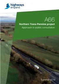 A66 Approach to Public Consultation