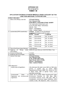 Appendix Viii Form