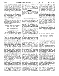 CONGRESSIONAL RECORD— Extensions Of