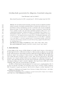 Grothendieck Quantaloids for Allegories of Enriched Categories