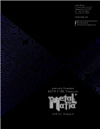 Internally Threaded Titanium 2018