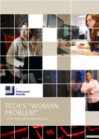 Tech's “Woman Problem”