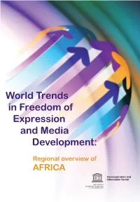 World Trends in Freedom of Expression and Media Development