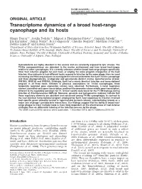 Transcriptome Dynamics of a Broad Host-Range Cyanophage and Its Hosts