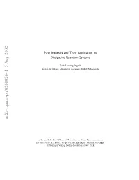 Arxiv:Quant-Ph/0208026V1 5 Aug 2002
