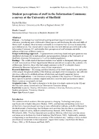 Bickley & Corrall (2011) E-Print