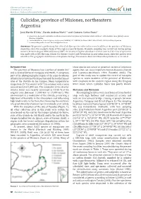 Check List and Authors Chec List Open Access | Freely Available at Journal of Species Lists and Distribution