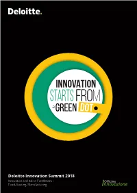Deloitte Innovation Summit 2018