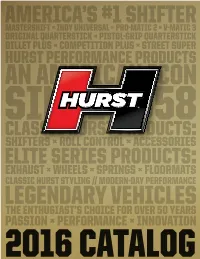 Hurst Shifters Transmission Catalog