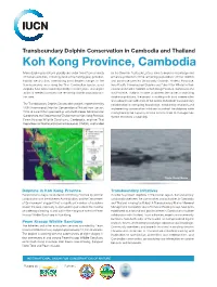 Koh Kong Dolphin Project Factsheet