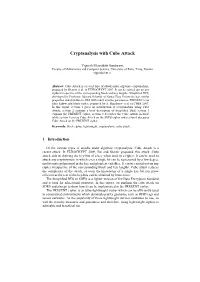 Cryptanalysis with Cube Attack