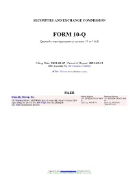 Expedia Group, Inc. Form 10-Q Quarterly Report Filed 2021-05-07