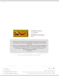 (Malpighiales: Caryocaraceae) on Edessa Ruformaginata (Hemiptera: Pentatomidae) and Its Biology Acta Scientiarum