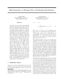 Blind Demixing Via Wirtinger Flow with Random Initialization