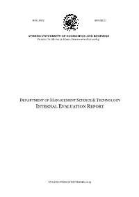 Internal Evaluation Report