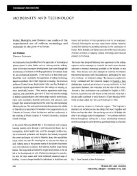 Modernity and Technology