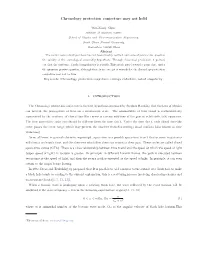Chronology Protection Conjecture May Not Hold Abstract