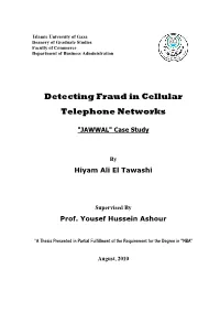 Detecting Fraud in Cellular Telephone Networks