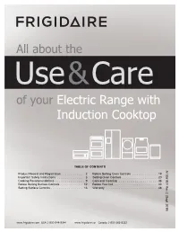 Electric Range with Induction Cooktop