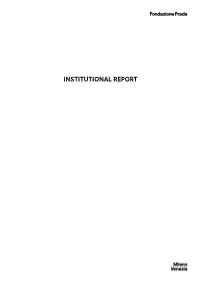 Institutional Report