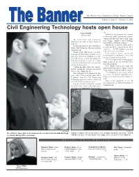 October 8, 2003 Civil Engineering Technology Hosts Open House Ing